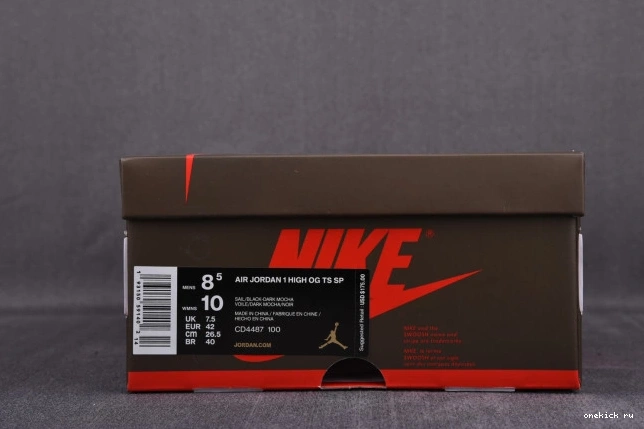 Chep Onekick SP TS 'TRAVIS HIGH 1 2.0 CD4487-100 JORDAN - OG SCOTT' AIR 0805